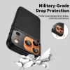 Tech-protect kevlar aramid magsafe iPhone 17 Pro Max fekete tok