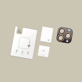   Tech-Protect Camring Fit+ kameravédő iPhone 14 Pro / Max / 15 Pro / Max / 16 Pro / Max / 17 Pro / Max kozmikus narancs