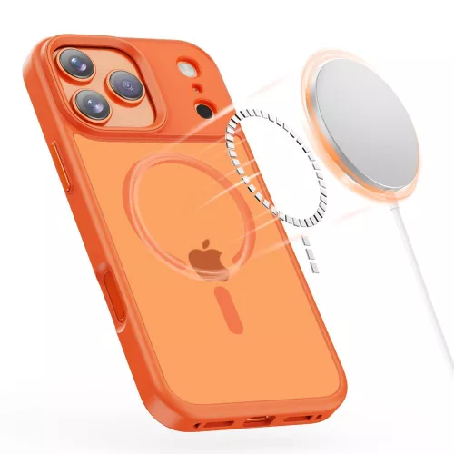 Tech-protect magmat magsafe iPhone 17 Pro matte cosmic orange