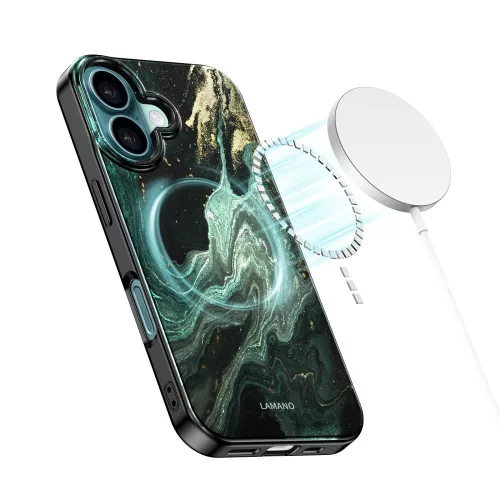 Tech-Protect Lamano MagSafe iPhone 16 tok - zöld -