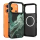 Tech-protect lamano magsafe iPhone 17 Pro Max zöld aura tok