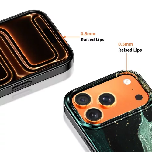Tech-protect lamano magsafe iPhone 17 Pro Max zöld aura tok