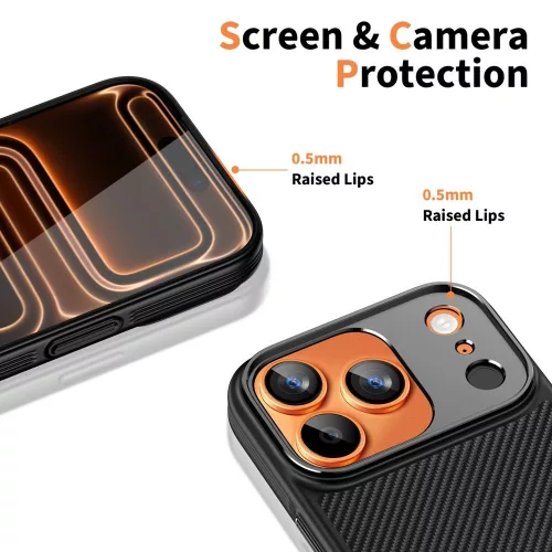 Tech-protect kevlar aramid cc magsafe iPhone 17 Pro black