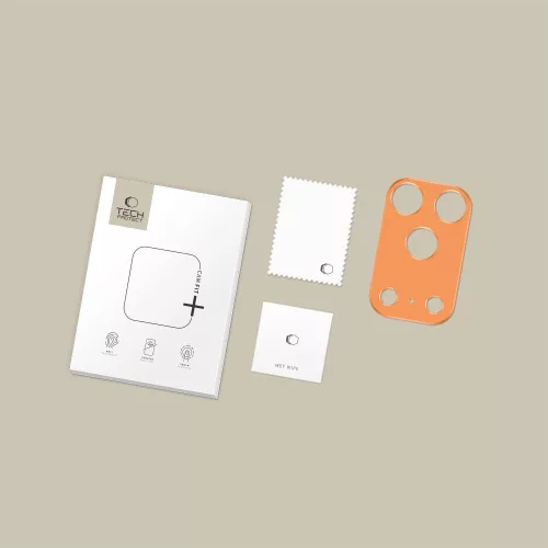 Tech-protect camalloy fit+ kameralencsevédő iPhone 17 Pro - cosmic orange