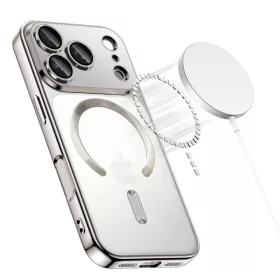   Tech-protect magflex magsafe iPhone 17 Pro Max fényes ezüst - 
