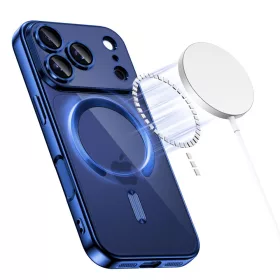   Tech-protect magflex magsafe iPhone 17 Pro Max fényes mélykék tok -