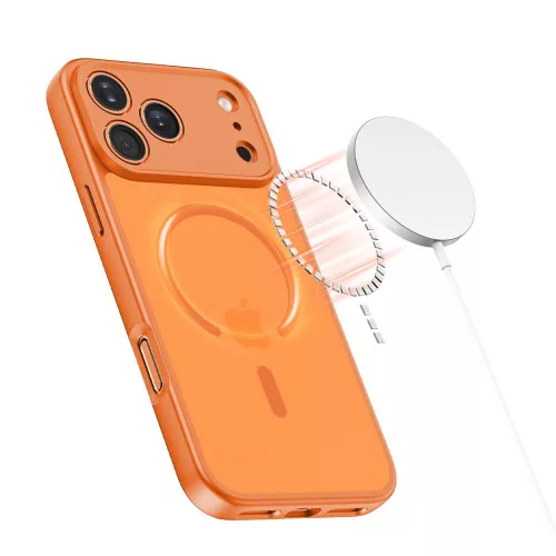 Tech-protect basicmag magsafe iPhone 17 Pro mátt kozmikus narancs tok