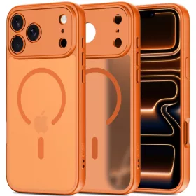   Tech-protect basicmag magsafe iPhone 17 Pro Max matte cosmic orange védőtok