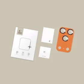   Tech-protect camfull fit+ kamera védő iPhone 17 Pro Max cosmic orange