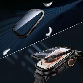   Tech-Protect Glass Ring Apple Watch üvegfólia (2 db) - 49 mm - fekete