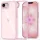 Tech-protect magmat iphone 16e / 17e hátlap - soft pink/clear