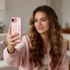 Tech-protect magmat magsafe iphone 16/17 soft pink/clear tok