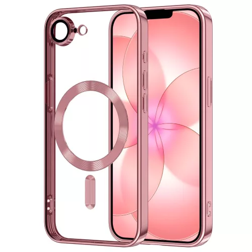 Tech-protect magflex magsafe iphone 16/17 védőtok rose gold