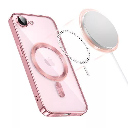 Tech-protect magflex magsafe iphone 16/17 védőtok rose gold