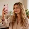 Tech-protect magflex magsafe iphone 16/17 védőtok rose gold