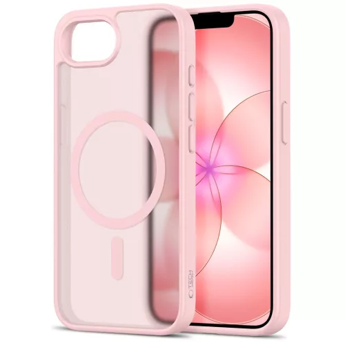 Tech-protect basicmag magsafe iphone 16/17 matte soft pink