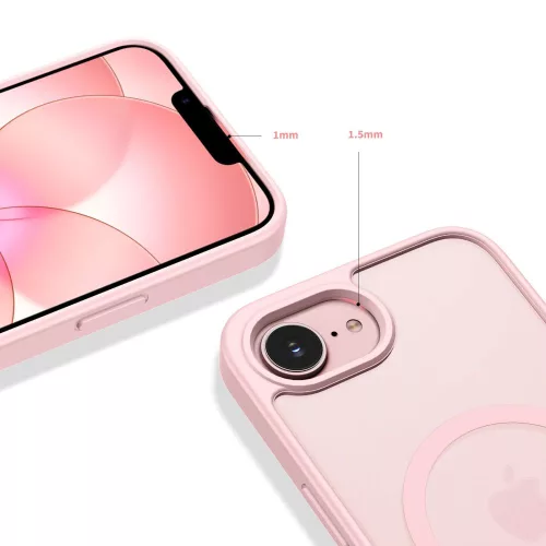 Tech-protect basicmag magsafe iphone 16/17 matte soft pink
