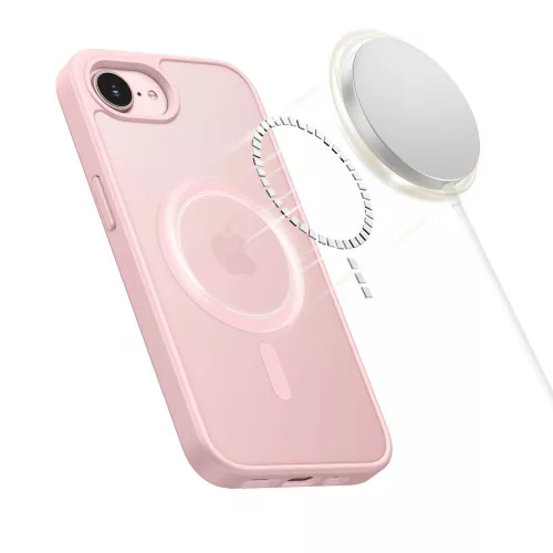Tech-protect basicmag magsafe iphone 16/17 matte soft pink