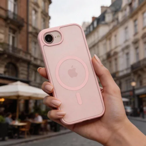 Tech-protect basicmag magsafe iphone 16/17 matte soft pink