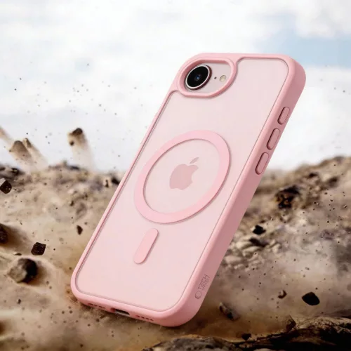 Tech-protect basicmag magsafe iphone 16/17 matte soft pink