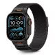 Tech-Protect Milano Vanguard Apple Watch szíj 44/45/46/49 mm - fekete
