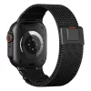 Tech-Protect Milano Vanguard Apple Watch szíj 44/45/46/49 mm - fekete