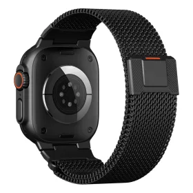   Tech-Protect Milano Vanguard Apple Watch szíj 44/45/46/49 mm - fekete