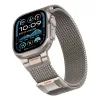 Tech-Protect Milano Vanguard Apple Watch szíj 44/45/46/49 mm - titán