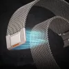 Tech-Protect Milano Vanguard Apple Watch szíj 44/45/46/49 mm - titán