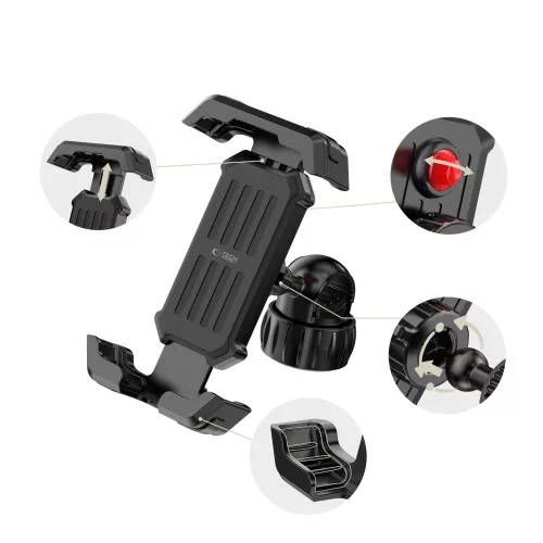 Tech-protect v6 univerzális kerékpár és motorkerékpár tartó fekete