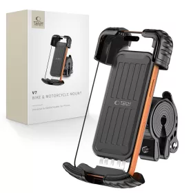 Tech-protect v7 universal bike & motorcycle mount fekete