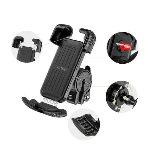 Tech-protect v7 universal bike & motorcycle mount fekete