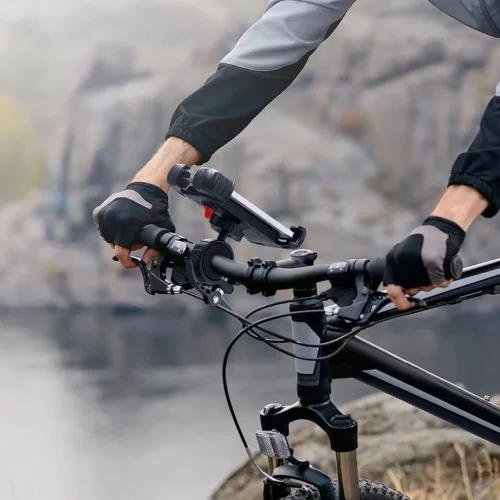 Tech-protect v7 universal bike & motorcycle mount fekete