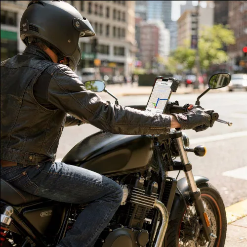 Tech-protect v7 universal bike & motorcycle mount fekete