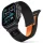 Tech-Protect Nylon Elite Apple Watch szíj 44/45/46/49 mm - fekete/narancssárga