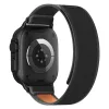 Tech-Protect Nylon Elite Apple Watch szíj 44/45/46/49 mm - fekete/narancssárga