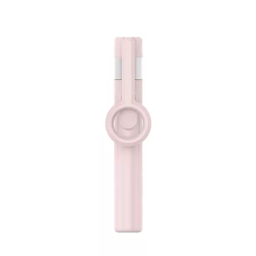 Tech-protect l10s magsafe bluetooth selfie stick tripod rózsaszín/szürke