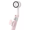 Tech-protect l10s magsafe bluetooth selfie stick tripod rózsaszín/szürke