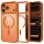 Tech-Protect MagMat MagSafe CC tok, Apple iPhone 17 Pro Max / 18 Pro Max - Cosmic Orange Clear