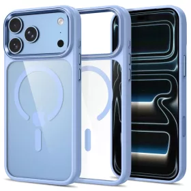   Tech-Protect MagMat MagSafe CC tok, Apple iPhone 17 Pro Max / 18 Pro Max - Light Blue Clear
