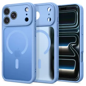   Tech-Protect BasicMag MagSafe tok, Apple iPhone 17 Pro Max / 18 Pro Max - Matte Light Blue