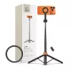 Tech-protect l10s magsafe bluetooth selfie stick tripod fekete/narancs