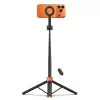 Tech-protect l10s magsafe bluetooth selfie stick tripod fekete/narancs