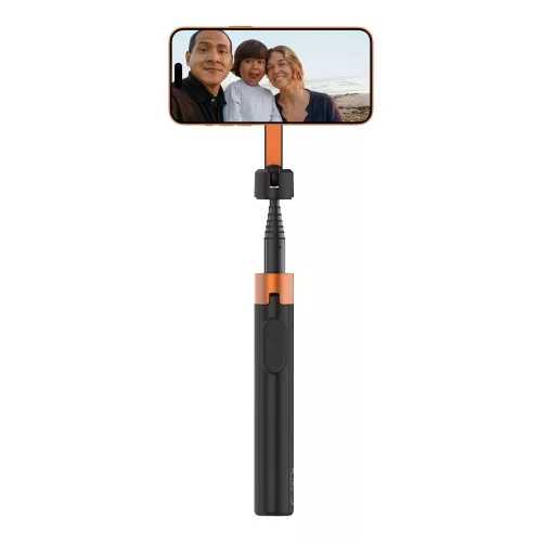 Tech-protect l10s magsafe bluetooth selfie stick tripod fekete/narancs