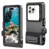 Tech-Protect IPX8 PRO univerzális vízálló tok - szürke/fekete