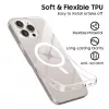 Tech-protect flexair magsafe iphone 16e / 17e átlátszó tok