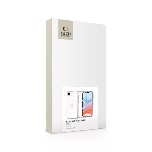 Tech-protect flexair magsafe iphone 16e / 17e átlátszó tok