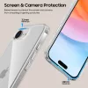 Tech-protect flexair hybrid iphone 16e/17e védőtok - áttetsző
