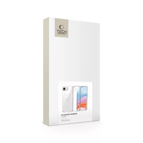 Tech-protect flexair hybrid iphone 16e/17e védőtok - áttetsző