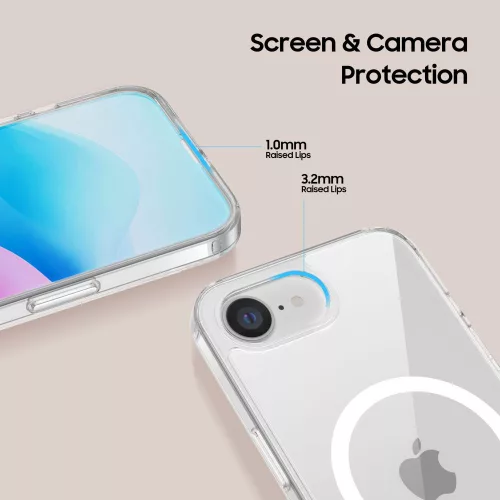 Tech-protect flexair hybrid magsafe iphone 16/17 átlátszó tok